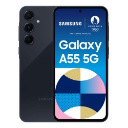 Galaxy A55 (5G) 128 Go, Bleu Nuit, Débloqué