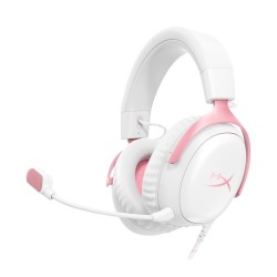 HyperX Cloud III – Casque gaming (rose/blanc)